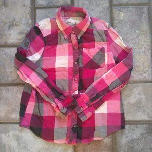 Pink Mudd checkered shirt size 10